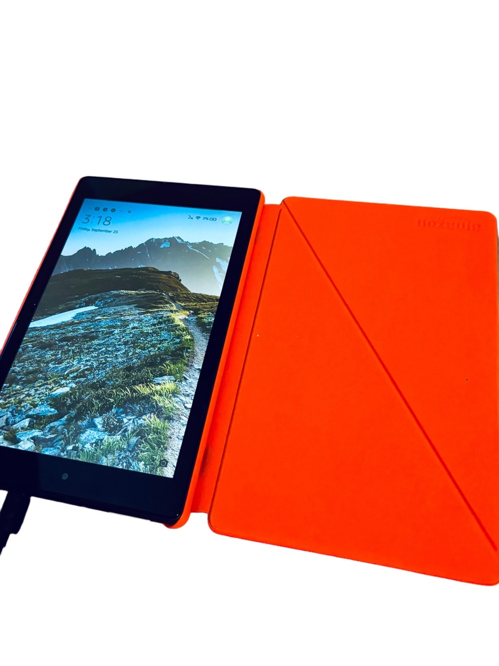 Amazon Fire HD 8 7th Gen 32 GB Red Tablet with Case & Charging Cable